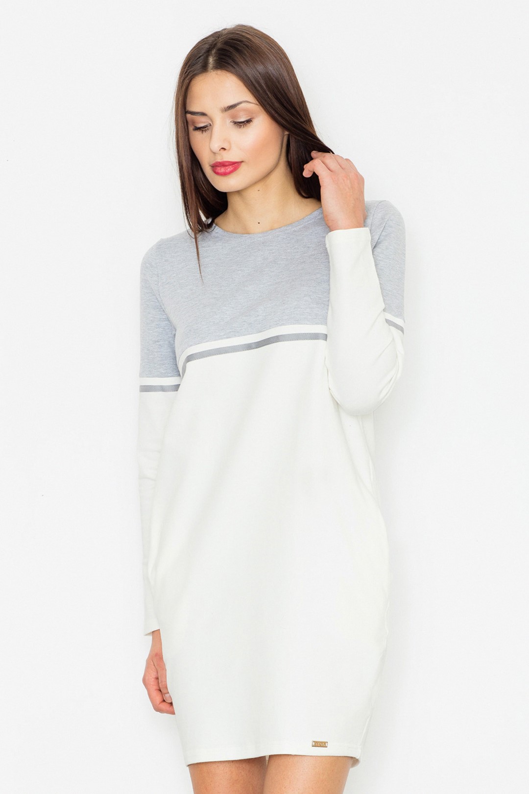 Dress M510 Ecru-grey XXXL