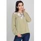 Blouse M549 Olive green S
