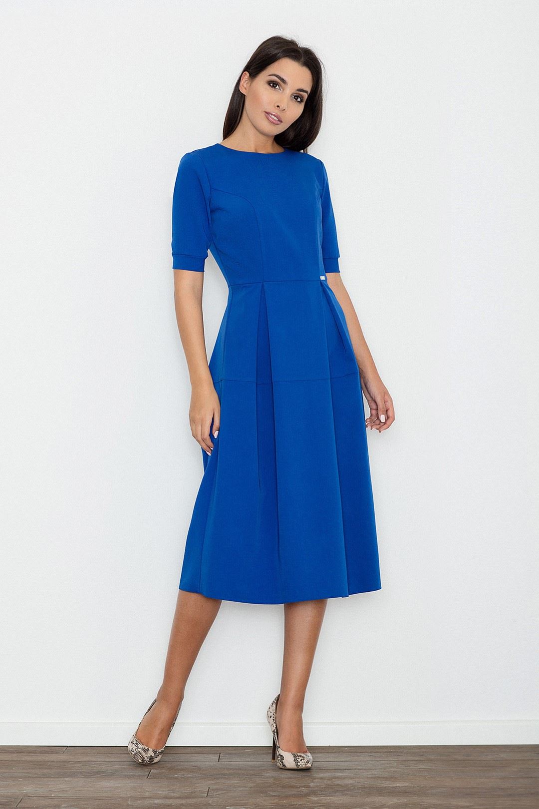 Sukienka M553 Niebieski XL