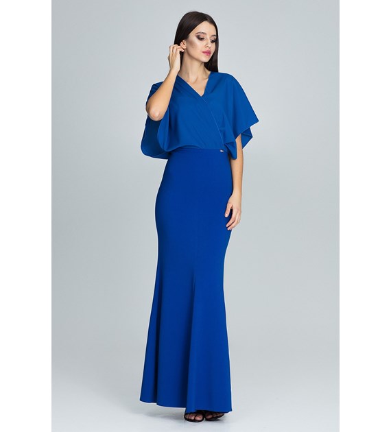Sukienka M577 Niebieski S
