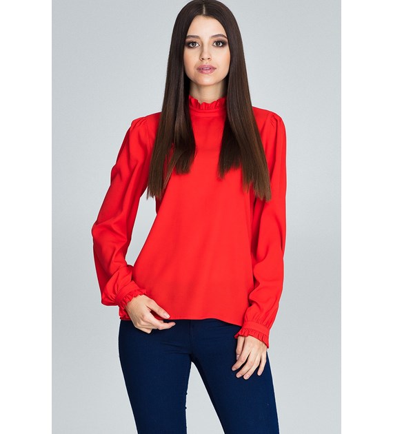 Blouse M595 Red S