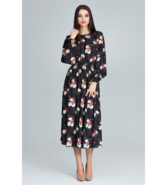 Sukienka M600 Wzór 75 S/M