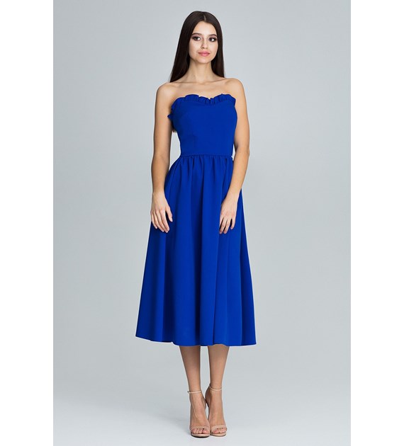 Sukienka M602 Niebieski XL