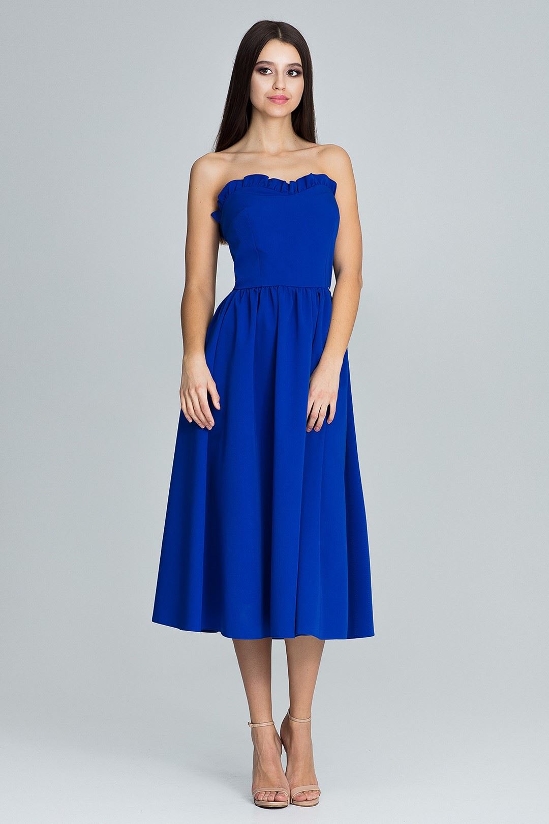 Sukienka M602 Niebieski XL