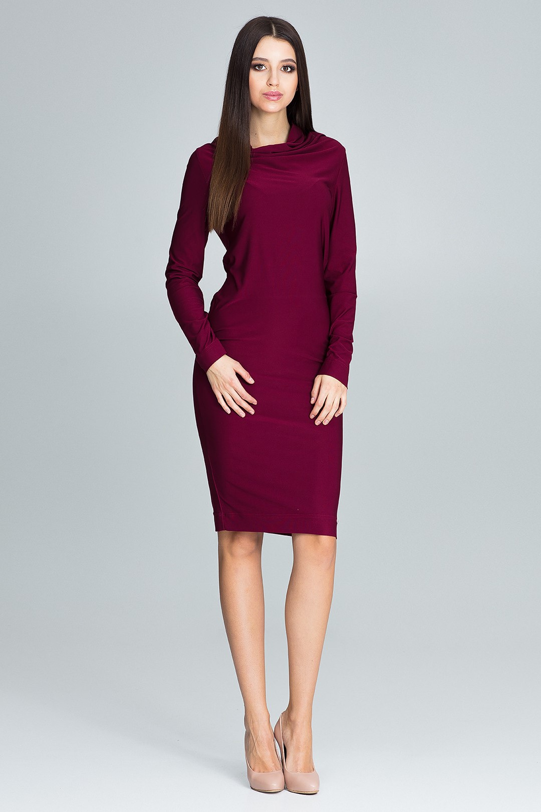 Dress M603 Deep red S