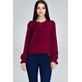 Blouse M609 Deep red S