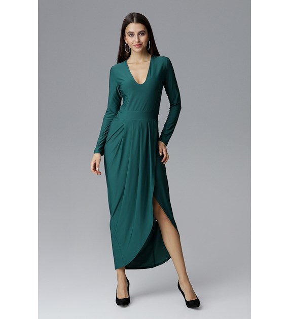 Sukienka M636 Zielony L