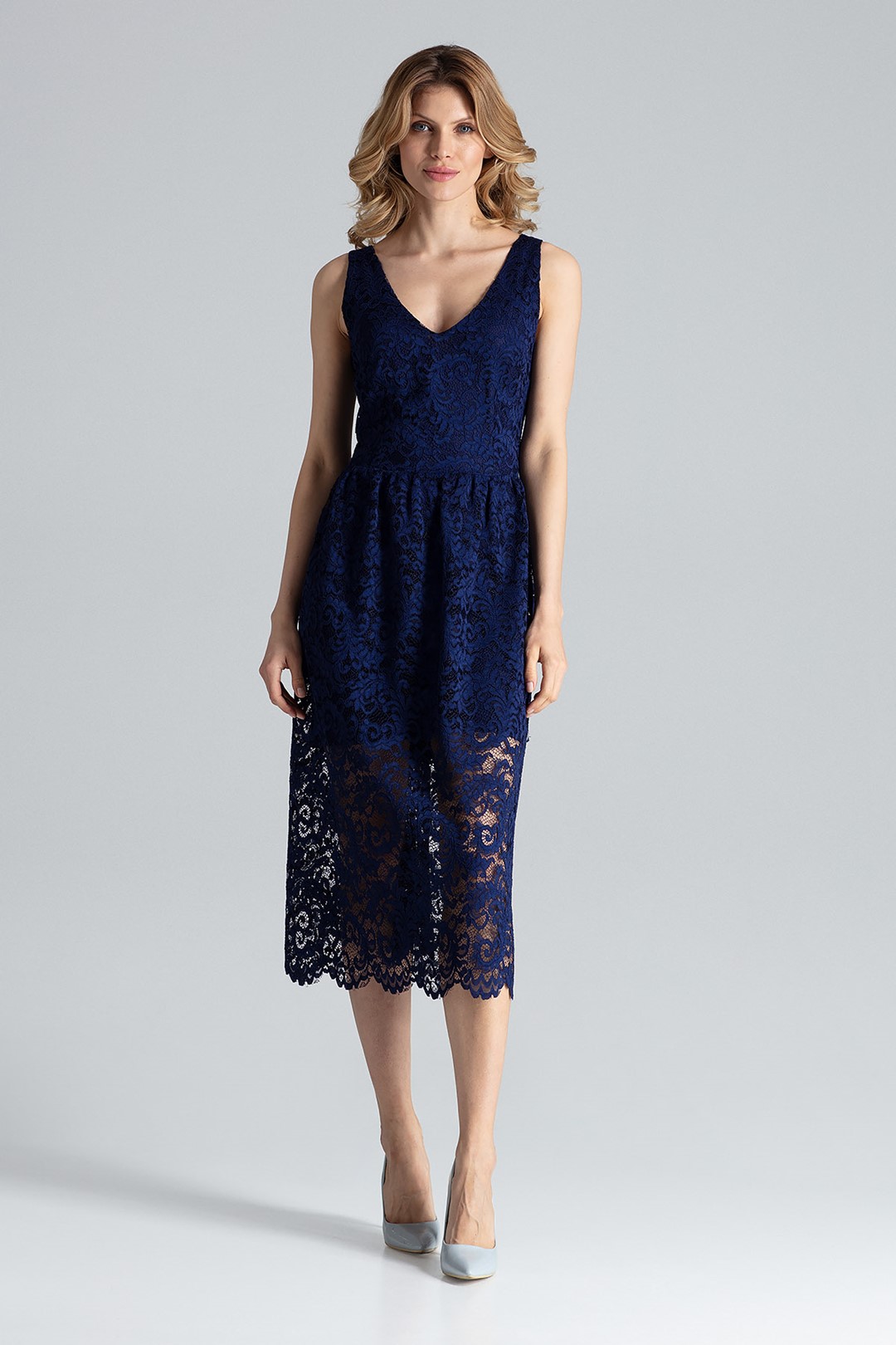 Dress M639 Navy S
