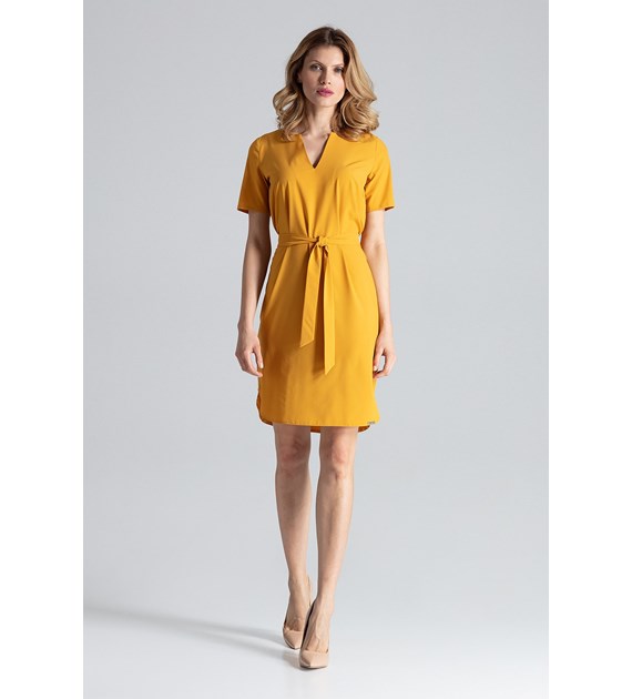 Dress M669 Mustard L