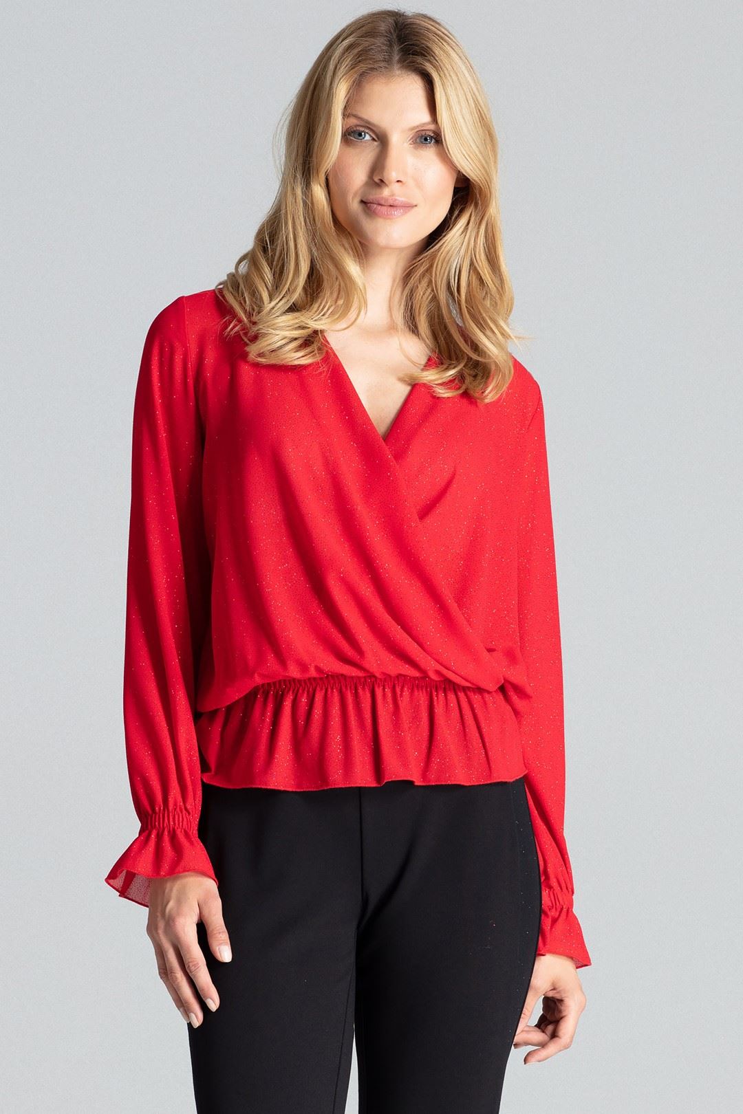 Blouse M690 Red S