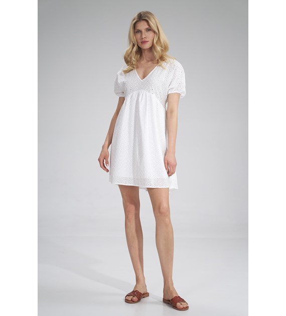 Dress M763 White S/M