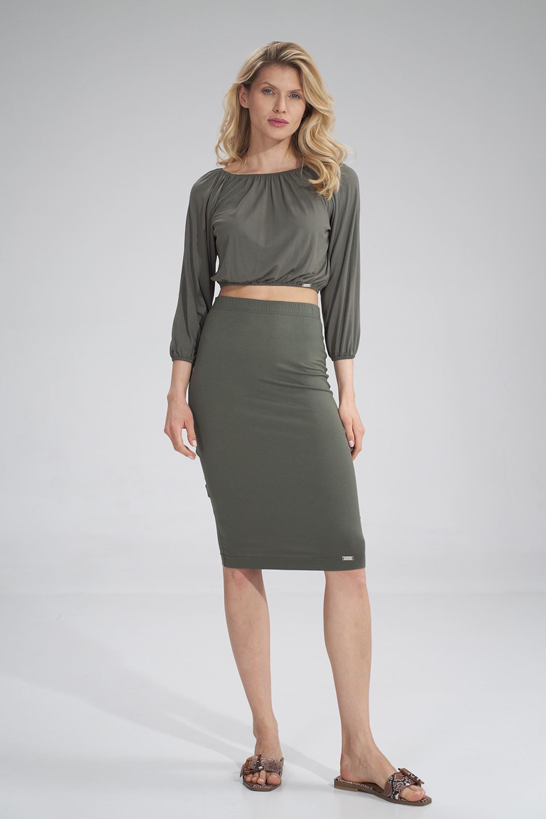 Skirt M793 Olive Green S