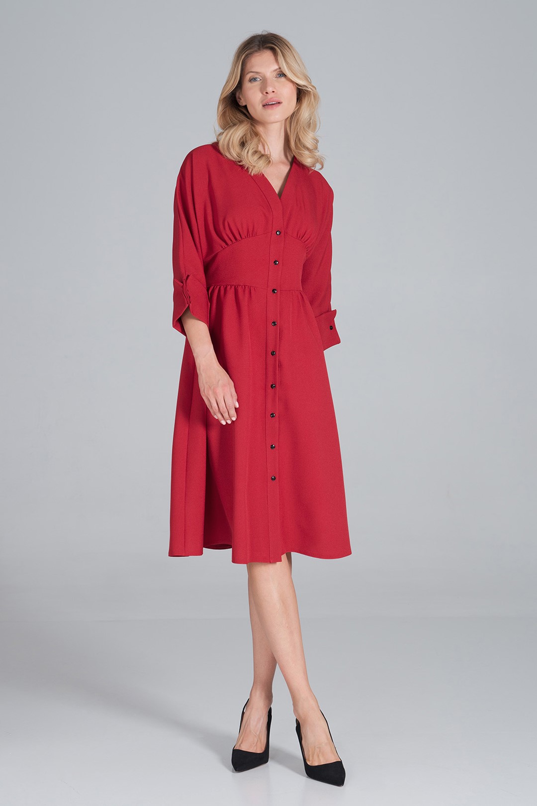 Dress M843 Deep Red XL