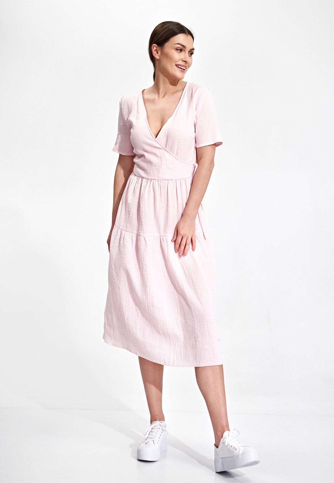 Dress M872 Pink XL