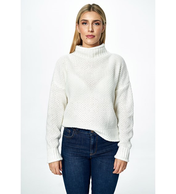 Sweater M886 Ecru Oversized