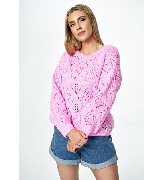 Sweater M887 Pink Oversized