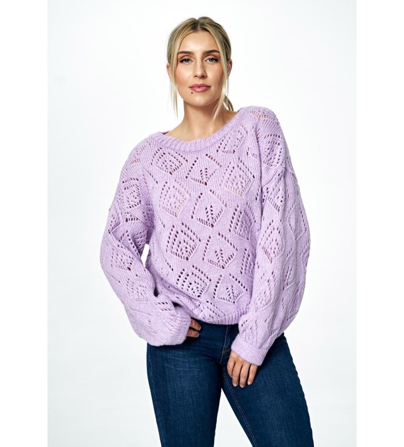 Sweater M887 Violet Oversized