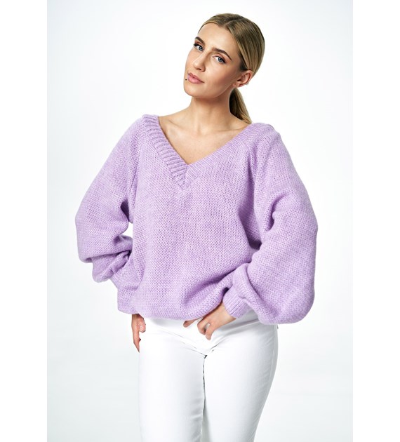 Sweater M898 Violet Oversized
