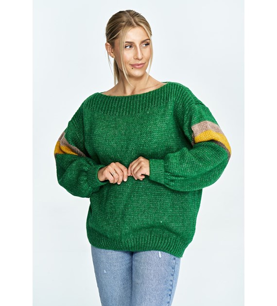 Sweter M909 Zielony Uniwersalny