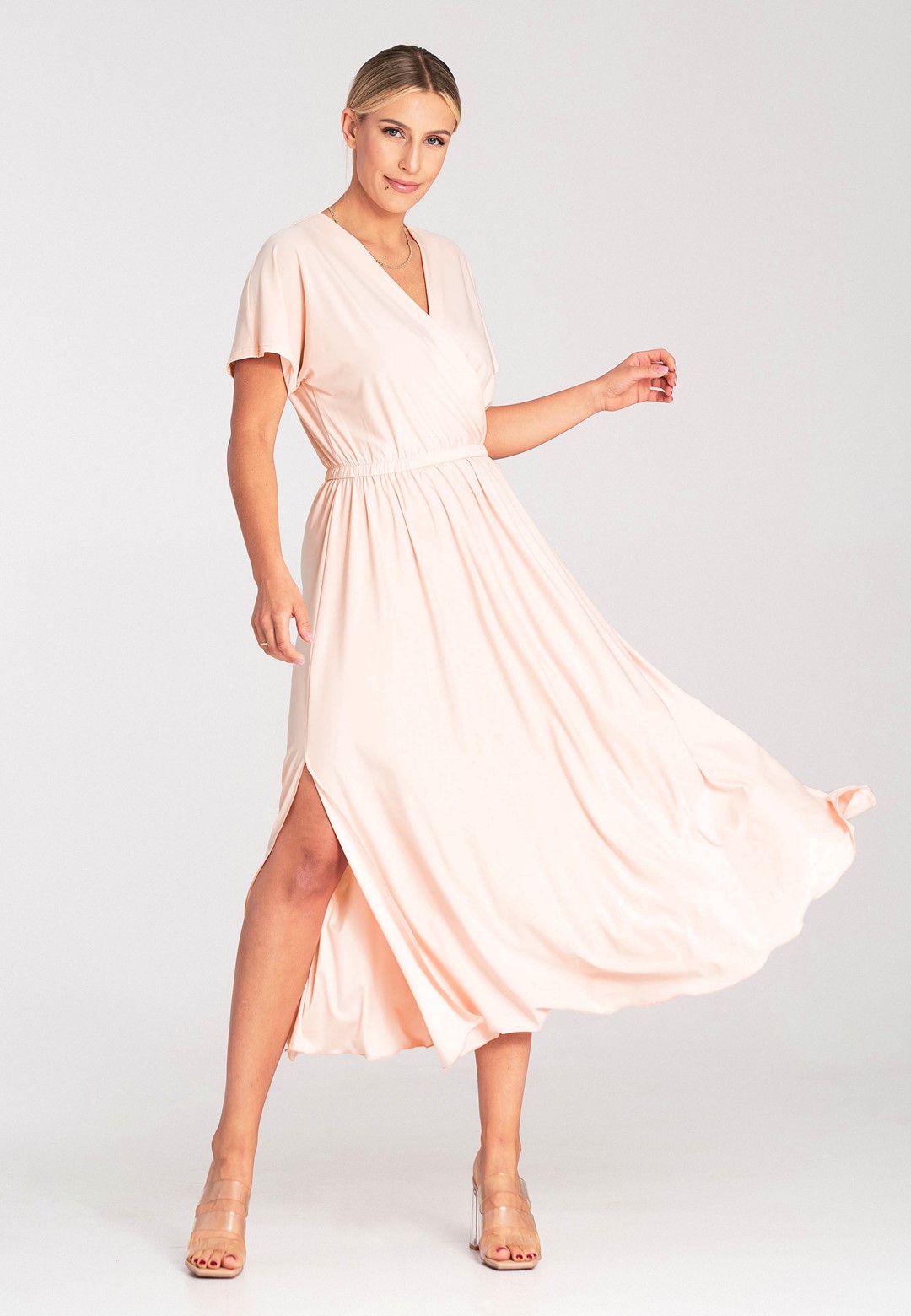 Dress M935 Light pink S/M