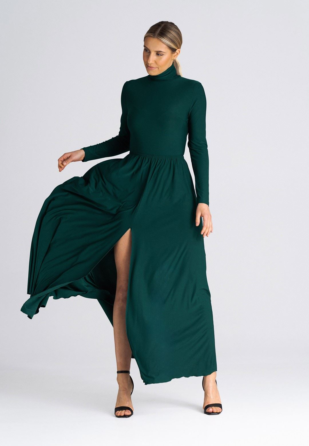 Sukienka M936 Zielony XL