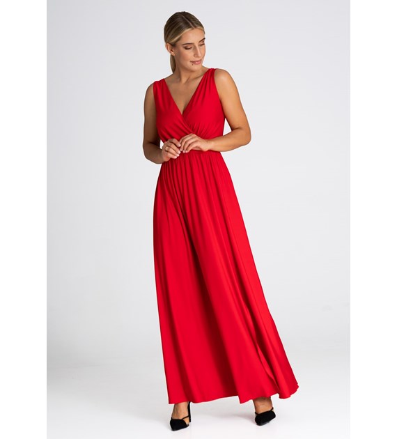 Sukienka M960 Czerwony XL