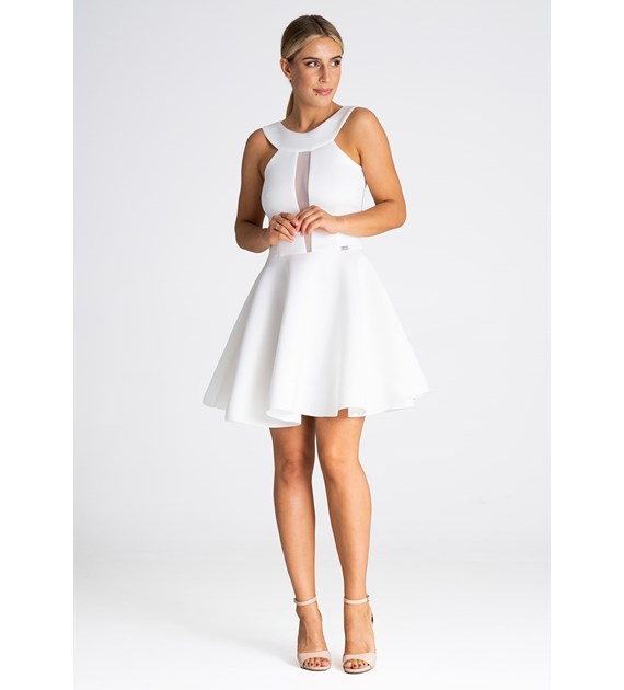 Sukienka M974 Biały XL
