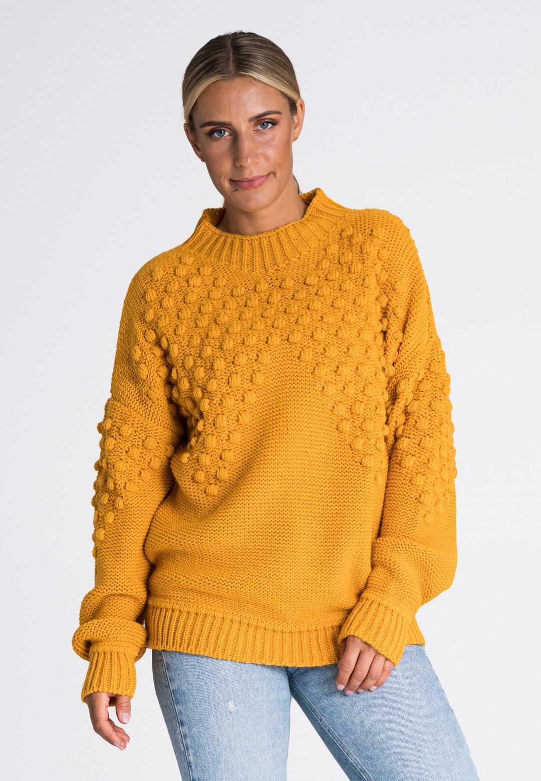 Sweater M982 Mustard Oversized