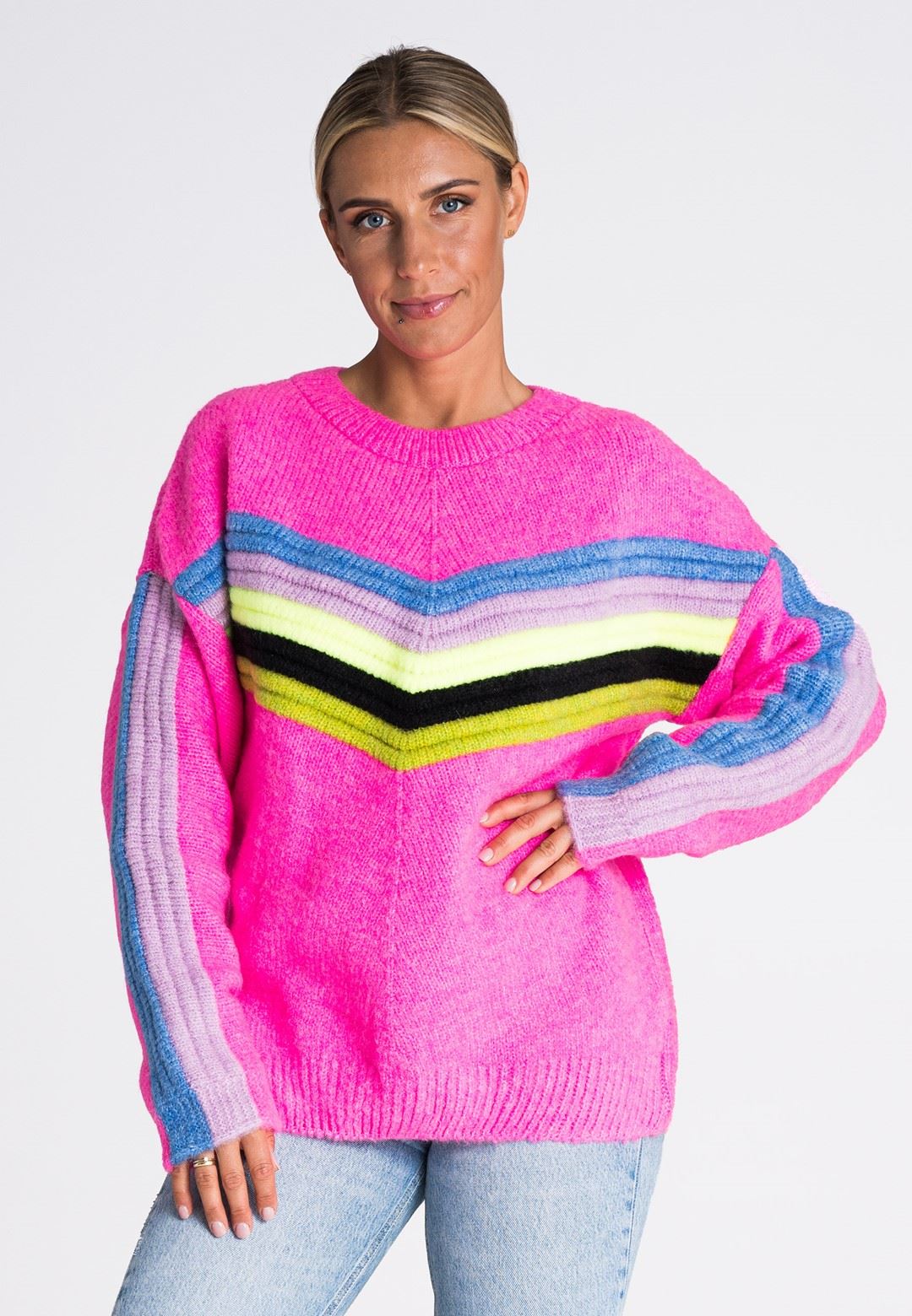 Sweater M983 Pink Oversized