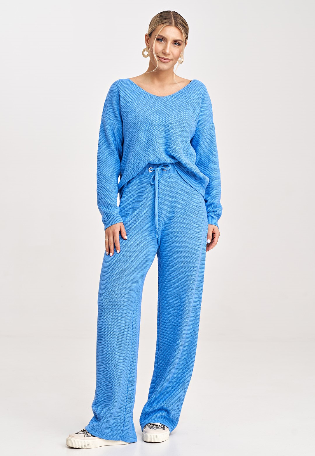 Sweatsuit M986 Blue Oversized