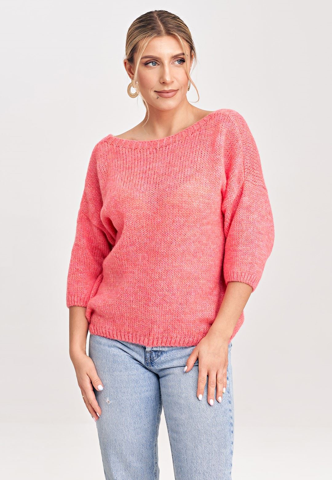 Sweater M993 Coral Oversized