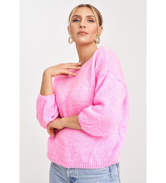 Sweater M993 Light Pink Oversized