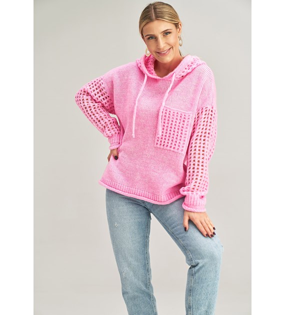 Sweater M996 Pink Oversized