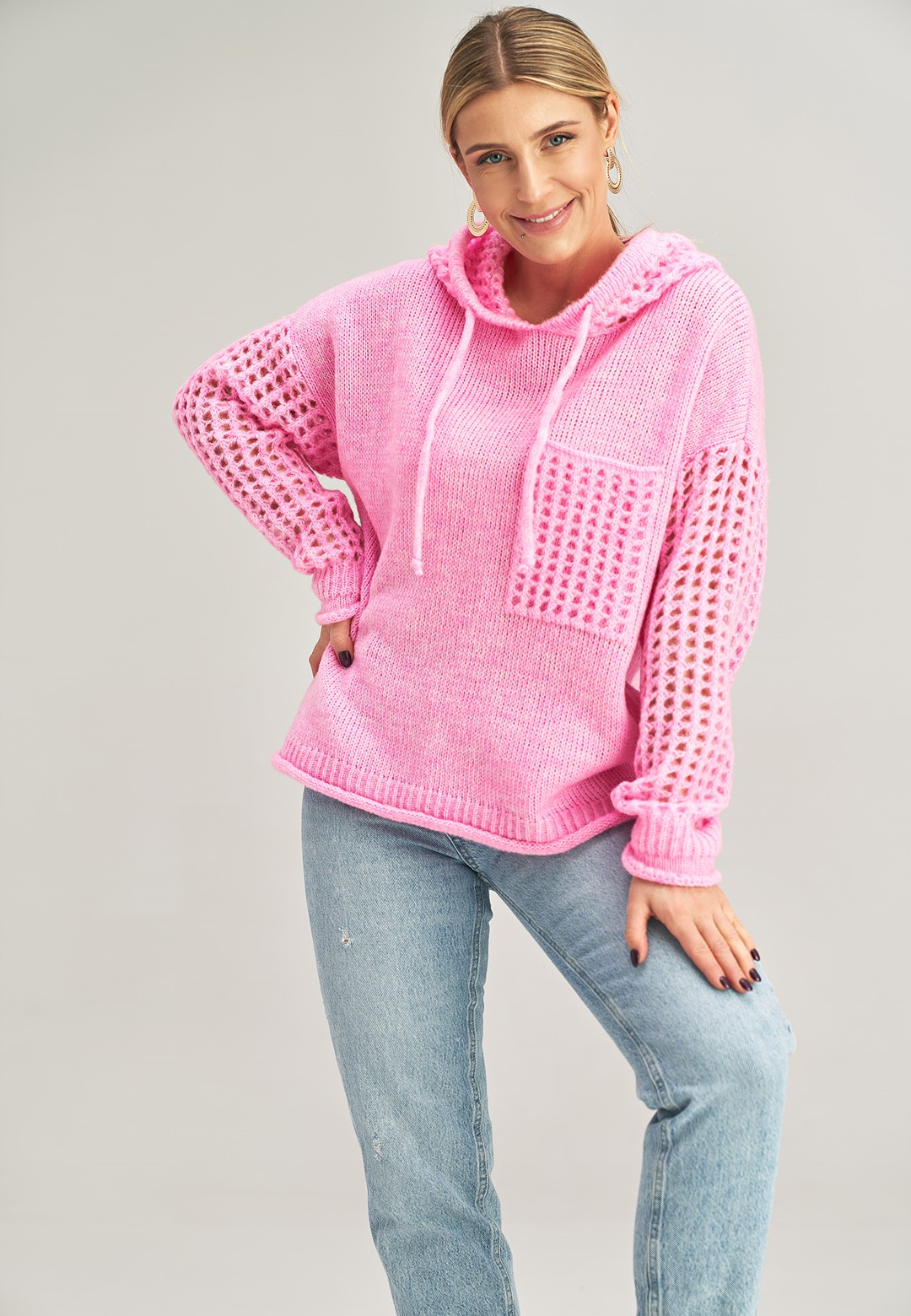 Sweter M996 Róż Uniwersalny
