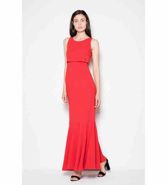 Sukienka VT090 Czerwony XL